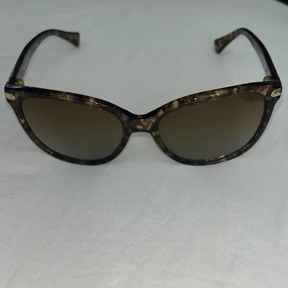 Coach light Brown confetti cat eye Sunglasses - Picture 5 of 16